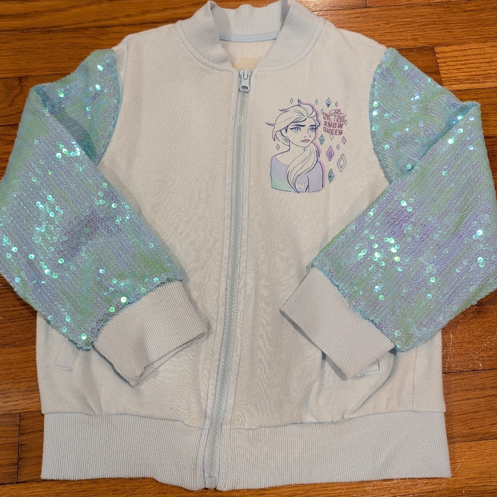 Frozen II sequin jacket - size 6/6x